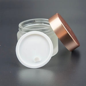 Customized Personal Care 7g 10g 20g 30g 50g Luxury Glass Cosmetic <b>Cream</b> Jar for <b>Eye</b> Hair and Face - Product Image 3