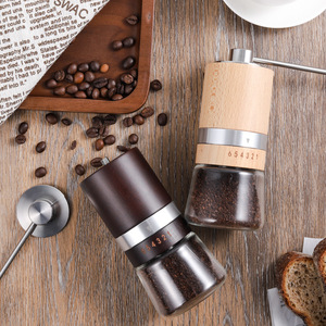 Outils pour le café et le thé, moulin à café manuel portable en acier inoxydable 304 avec meule en céramique, moulin à café manuel - Product Image 3