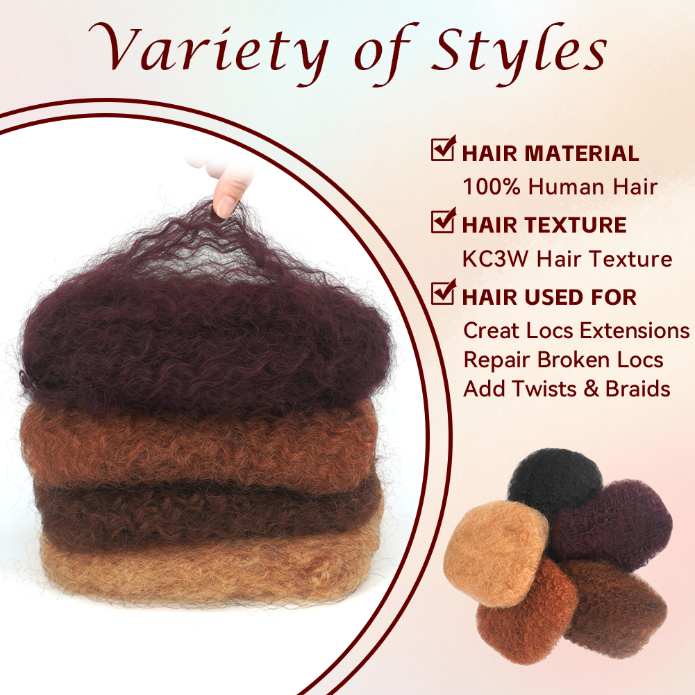 KAMA Hot Selling Unprocessed Brazilian Remy 100% Human Hair Pre-Stretched Micro Twist Braiding Bulk Hair in Bulk Detail Section 5