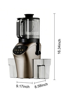 Extracteur de jus à mastication lente, certifié CE RoHS FDA UL, MOQ flexible, moteur silencieux breveté, pression à froid, vente en gros B2B, smoothies - Product Image 3