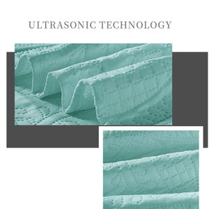 Venta al por mayor funda de <span class=keywords><strong>cama</strong></span> acolchada <span class=keywords><strong>colcha</strong></span> suave cobertores cómodos juegos de <span class=keywords><strong>cama</strong></span> de lujo - Product Image 5