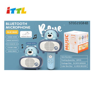 2-in-1 microfono Audio Wireless giocattolo <span class=keywords><strong>di</strong></span> stoccaggio cartone animato stile animale <span class=keywords><strong>per</strong></span> <span class=keywords><strong>bambini</strong></span> 2 <span class=keywords><strong>4</strong></span> <span class=keywords><strong>anni</strong></span> Multi-funzione <span class=keywords><strong>di</strong></span> musica <span class=keywords><strong>di</strong></span> plastica - Product Image 6