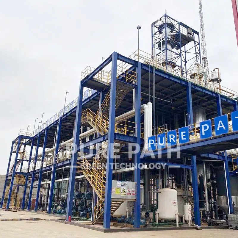 10 PPM sulfur content diesel recycling system waste oil to diesel fuel plant