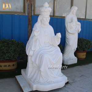 Sculpture à la main personnalisée en marbre blanc naturel Sculpture Saint <span class=keywords><strong>Pierre</strong></span> Douze Apôtres - Product Image 3