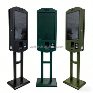 Kiosco Moderno y Delgado de 27 Pulgadas con Pantalla Táctil para Autoservicio, Estación de Pedidos Autoservicio con Windows, Kiosco POS con Amplia Capacidad de Entrada/Salida de Datos para Cafeterías y Tiendas Minoristas - Product Image 6