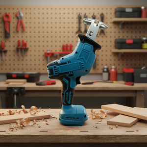 Scie <span class=keywords><strong>sabre</strong></span> électrique sans fil légère OEM, meilleur prix, vitesse variable, puissance industrielle pour la découpe du bois - Product Image 1