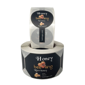 Tùy chỉnh không thấm nước tự dính in ấn mật ong mứt nhãn Làm xáo trộn bằng chứng con dấu nhãn dán cho các sản phẩm thực phẩm chai Jar - Product Image 4