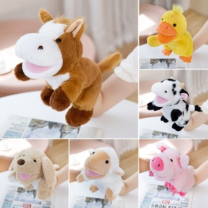 Marioneta <span class=keywords><strong>de</strong></span> mano <span class=keywords><strong>de</strong></span> animales <span class=keywords><strong>de</strong></span> granja creativa adorable <span class=keywords><strong>de</strong></span> 25cm, pato, perro, cachorro, oveja, cerdo, vaca, marioneta <span class=keywords><strong>de</strong></span> mano <span class=keywords><strong>de</strong></span> felpa - Product Image 2