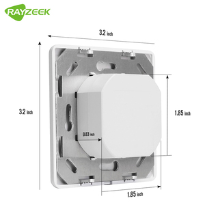 Rayzeek RZ022-10A 100-265V tensione ad alta sensibilità sensore di movimento a parete PIR a infrarossi passivo a 180 gradi - Product Image 3