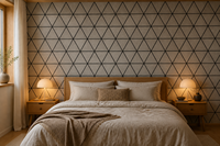 Panneau mural acoustique en bois de chêne ignifuge hexagonal pour hôtels, appartements, hôpitaux et écoles