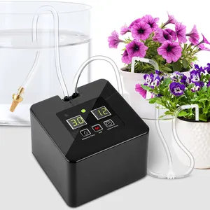 automatic programmable watering devices timers diy drip Irrigation kit self watering system for Indoor potted plants watered