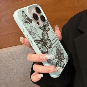 Funda de Lujo con Diseño de Mariposa para iPhone 17 16 15 <span class=keywords><strong>Pro</strong></span> Max 14 <span class=keywords><strong>13</strong></span> <span class=keywords><strong>Pro</strong></span> 12, Funda Protectora de Silicona Suave con Lazo - Product Image 5