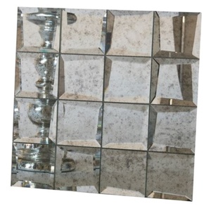 4MM Beveled Edge Rectangle Beveled Mirror Tiles Beveled Mirror Trips Beveled Glass Mirror - Product Image 6