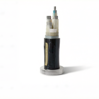 Cable de Alimentación Industrial con Núcleo de Aluminio YJLV 0.6/1 KV, Baja Tensión, Aislamiento XLPE, Revestimiento de PVC, 3x185-500 mm, Blindado con Cinta de Acero, IP67