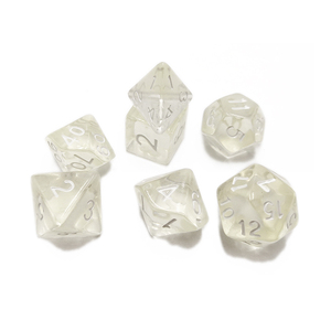 Dés en acrylique transparent DND D4, D6, D8, D10, D%, D12, <span class=keywords><strong>D20</strong></span> Ensemble de dés pour jeu - Product Image 2