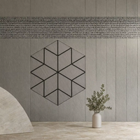 Panneau mural acoustique élégant pour salon, suite d'hôtel et salle d'exposition, revêtement insonorisant