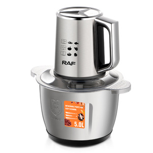 RAF Multifunction 5L <b>Meat</b> <b>Grinder</b> Stainless Steel Food Chopper Fufu Machine Yam Pounder Food Processor <b>Meat</b> <b>grinder</b> - Product Image 4