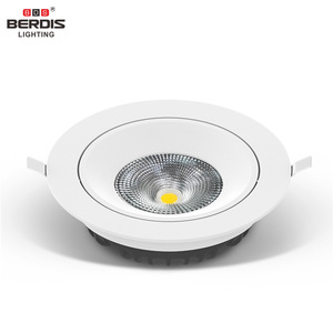 Berdis Bevel Slim Spotlight COB 165mm Recorte Empotrable Regulable 6 pulgadas IP65 CE ROHS 20W 24W Foco Led - Product Image 1
