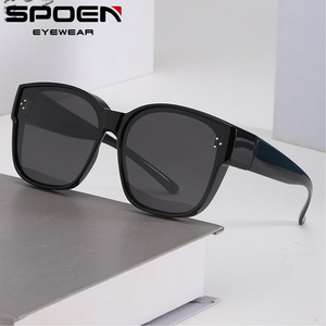 แว่นกันแดด SPOEN พร้อมเลนส์โพลาไรซ์ UV400 กรอบทรงสี่เหลี่ยมสำหรับกีฬากลางแจ้ง สำหรับผู้ใหญ่ทั้งชายและหญิง - Product Image 2