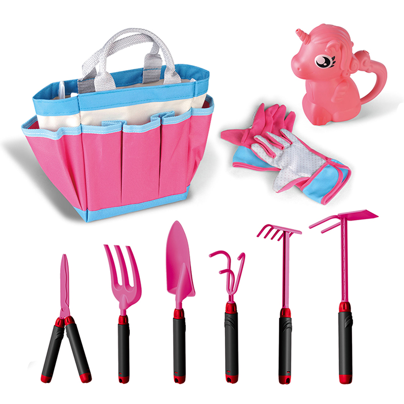 Высококачественные перчатки для девочек, детские пластиковые садовые наборы, инструменты, игрушки