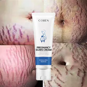 100% Natural Vegan Anti Postpartum Acne Scar Maternity Skin Care Removal Stretch Mark Cream for Tummy, Boobs, Hips and Thighs