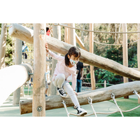 Aire de jeux en bois pour enfants et adultes, jeux éducatifs en bois
