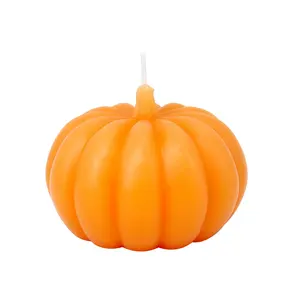 OEM Custom Mold Candle Paraffin Wax Soy Wax Blend Pumpkin Shaped Scented Candle For Home Decoration Holiday
