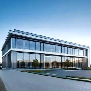 कार्यशाला गोदाम अनुप्रयोग के लिए आधुनिक दो मंजिला प्रकाश इस्पात संरचना - Product Image 1