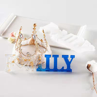 Moule à lettres LOVE DIY Crystal Dropper HOME Mold English Word Ornament Epoxy Resin Table Mold
