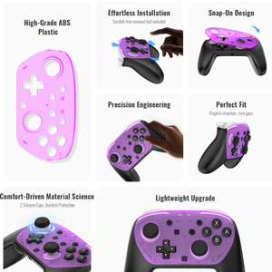 Carcasa de repuesto personalizada para <span class=keywords><strong>Nintendo</strong></span> <span class=keywords><strong>Switch</strong></span> 2 <span class=keywords><strong>Pro</strong></span> <span class=keywords><strong>Controller</strong></span> Faceplate + Button Caps Set para <span class=keywords><strong>Switch</strong></span> 2 <span class=keywords><strong>Pro</strong></span> Gamepad - Product Image 3