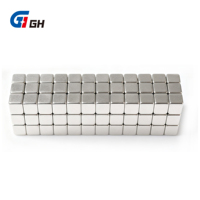 Strong N35 N42 N52 Neodymium Cube Magnet 3mm 5mm 10mm Small Square NdFeB Permanent Magnet for Crafts Industrial Use