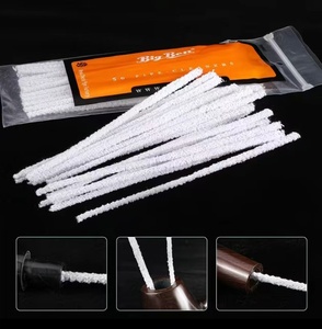 Limpiadores de Pipas Desechables de Algodón Blanco 4mm x 6 Pulgadas Rectos/Cónicos/Cuadrados 50 Unidades/Bolsa para Limpieza de Tabaco/Máquinas Personalizables - Product Image 3