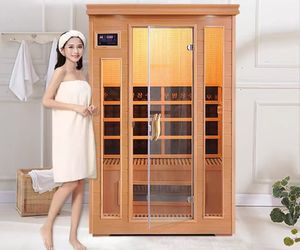 Wellness shower sauna digunakan di rumah, mudah dipasang ruang uap inframerah jauh dalam ruangan ruang uap - Product Image 2