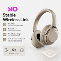 Audífonos Inalámbricos Jerry Chip IP65 5.4 8H de Reproducción, con Conector AUX de 3.5mm, HiFi, Sobre la Oreja