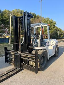 Montacargas diésel TCM de 10 toneladas, original de Japón, en buen estado, modelo FD100, de uso pesado, en oferta. - Product Image 5