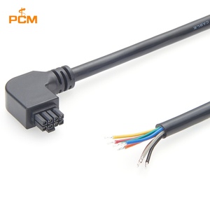 Cable de Señal de Alimentación Molex Industrial Micro-Fit 3.0 de 8 Pines, Ángulo Recto a Extremo Abierto, 90 Grados, para Sistemas de Alimentación Compactos - Product Image 1