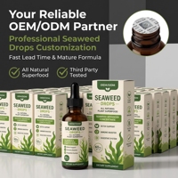 Gouttes d'algues OEM/ODM 60ml – Superaliment végétal entièrement naturel pour la détoxification et le soutien immunitaire – Concentré liquide avancé