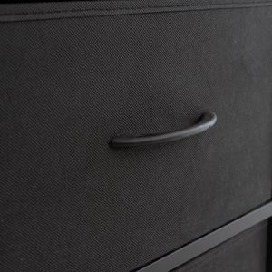 Hua Cheng HC5HBC 5-Drawer Freestanding Modern Dresser Stainless Steel MDF Panel Pine Construction Durable Bedroom Living Room - Product Image 6