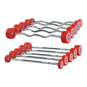 Shandong Zenbon PU materiale attrezzature per il fitness bilanciere fisso per palestra - Product Image 4