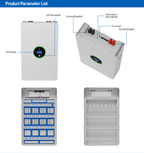 Boîtier de batterie Li-ion mural OEM 10 kWh 5 kWh 20 kWh 50 kWh DIY 48 V 200 Ah Powerwall 50 kW pour système solaire domestique - Product Image 5