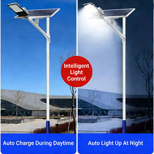 Lampadaire solaire LED 500W avec protection contre la foudre, haute luminosité, longue durée <span class=keywords><strong>de</strong></span> vie <span class=keywords><strong>de</strong></span> la batterie, économie d'énergie, éclairage solaire pour rue - Product Image 4