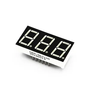 Triple Digit Common Anode 0.56 Inch Led 7 Segment Led Display 3 Digit Red 5631bs