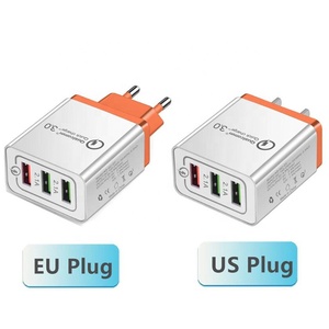 di qualità 3.0 3 Porte USB Della Parete di Corsa Adattatore del Caricatore per il <span class=keywords><strong>iphone</strong></span> Samsung Xiaomi Telefono Cellulare - Product Image 3