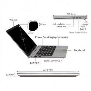 แล็ปท็อปธุรกิจขายส่งเกรด A+ สำหรับ <span class=keywords><strong>HP</strong></span> <span class=keywords><strong>ProBook</strong></span> <span class=keywords><strong>440</strong></span> <span class=keywords><strong>G9</strong></span> Intel Core I5-12th 16GB RAM 512GB SSD 14.1 นิ้ว คอมพิวเตอร์โน้ตบุ๊กพีซี - Product Image 5