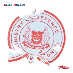 Con dấu nữ hoàng nhà máy OEM ODM tùy chỉnh Vòng chống giả tránh xé vỏ trứng bằng chứng nhãn giả mạo bằng chứng dễ vỡ giấy Sticker - Product Image 1