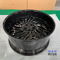 Jantes forgées 2 pièces 6x139.7 pour Cadillac Escalade V Cybertruck Tahoe Hummer EV, personnalisées noires, 24 pouces, jantes en alliage à fond profond