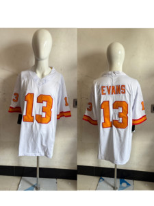Vendita Calda Maglie Personalizzate di Alta Qualità per Football Americano Estivo delle Squadre dei Buccaneers # 2 EGBUKA # 6 MAYFIELD # Maglia EVANS 13 Cucita - Product Image 6