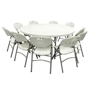 Kol pedi istiflenebilir Walmart şezlong katlanır dize masa ve Oval şekilli için açık plastik sandalye