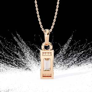 Pendentif Chaîne Diamant de Laboratoire Premium pour Femme Or Or Rose Or Blanc Argent Luxe Hip Hop Plaqué Rhodium Designer Fin - Product Image 2
