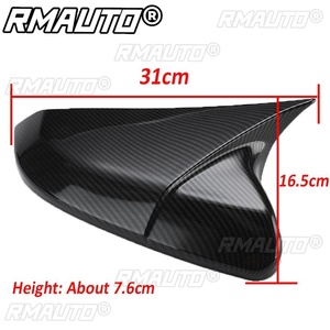ฝาครอบกระจกมองข้างคาร์บอนไฟเบอร์ 2 ชิ้น รูปทรงแตร สำหรับ Honda Civic ปี 2016-2020 - Product Image 6